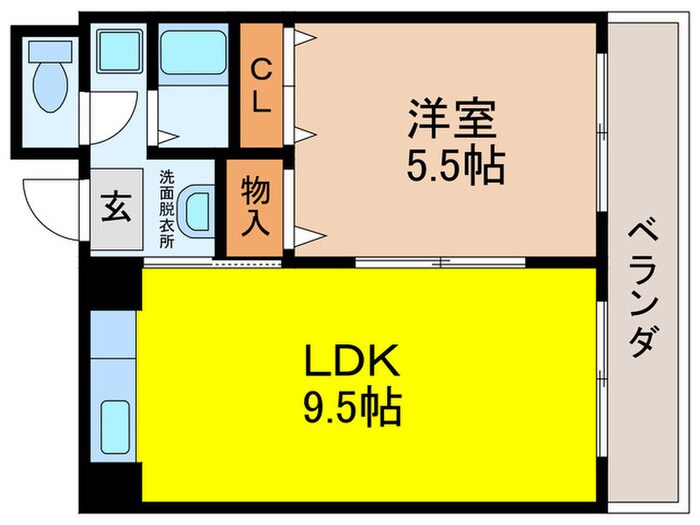 ジョイフル鶴ヶ丘の物件間取画像