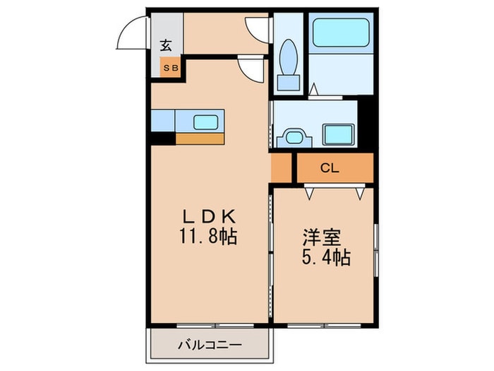 アスルーニの物件間取画像