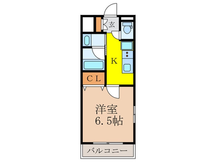 ミッドコート東三国の物件間取画像