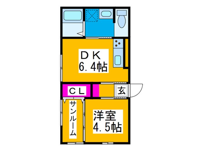 メゾン　キンメイの物件間取画像