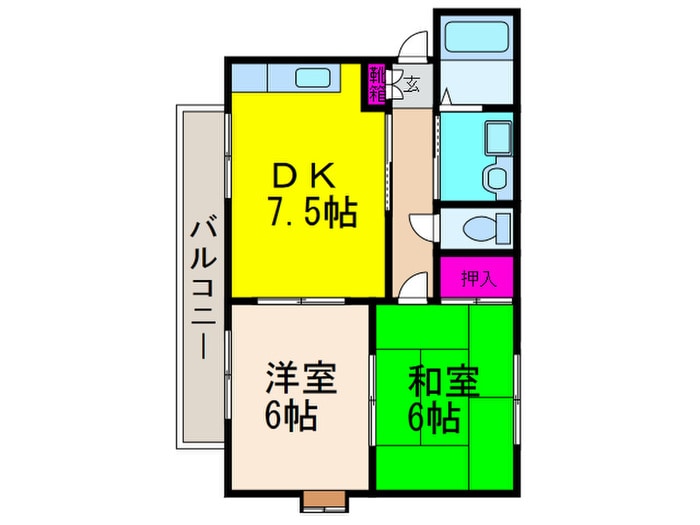 ハイムエクセルの物件間取画像