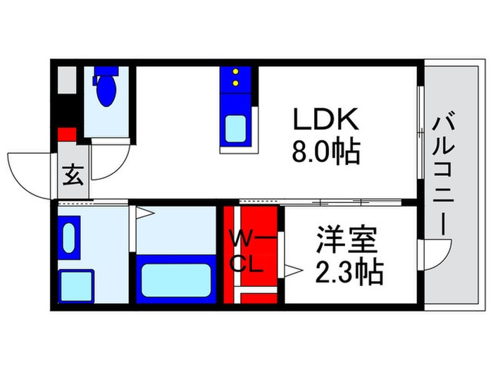 リアコート豊中岡町Ⅱの物件間取画像