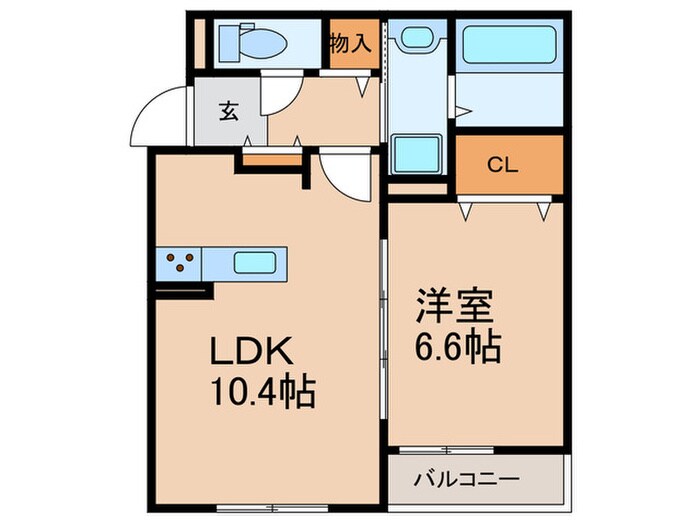 レイアフォレストⅢの物件間取画像