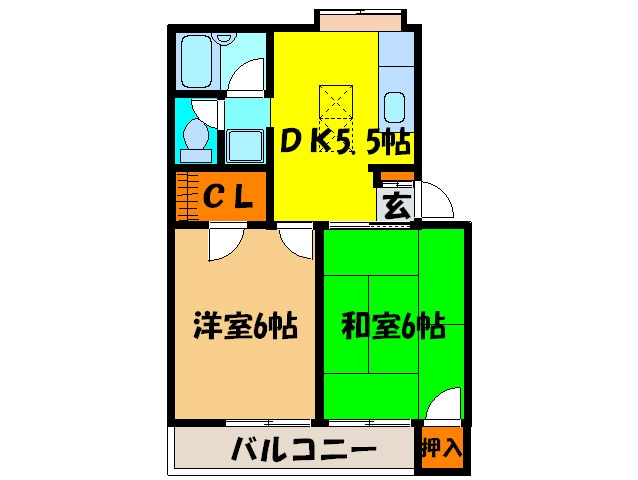 物件間取画像