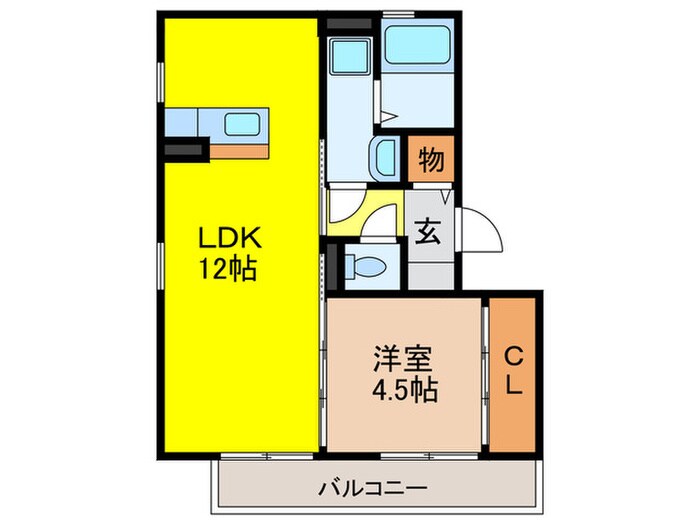 フロ－レンス宮町の物件間取画像