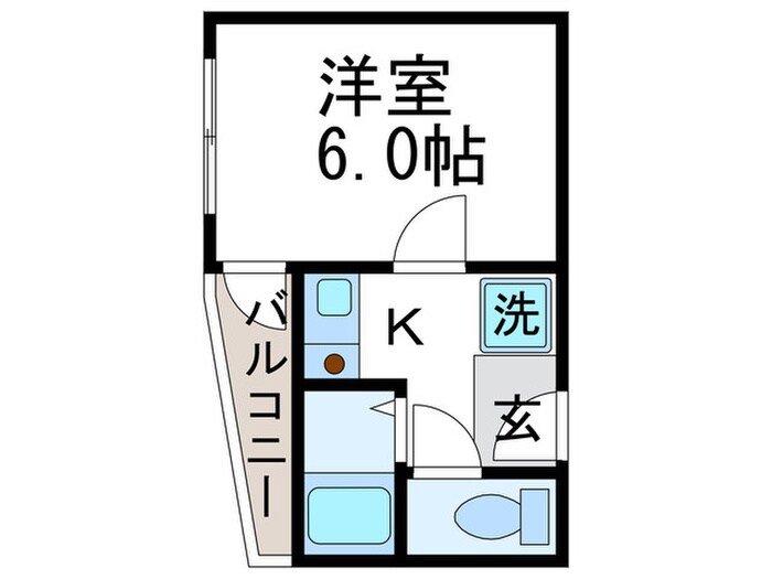 セイントヒルⅡの物件間取画像