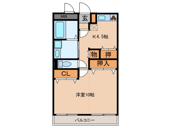 リボ－ン島田の物件間取画像