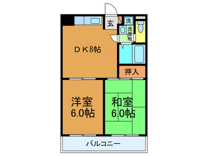 フォアール今津北の物件間取画像