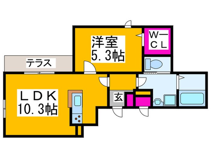 ポラリスの物件間取画像