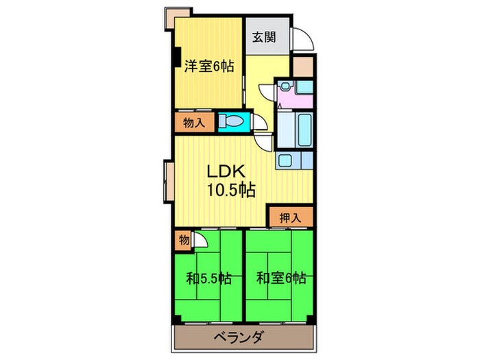 アルカサ－ノＫＩＴＡＩの物件間取画像