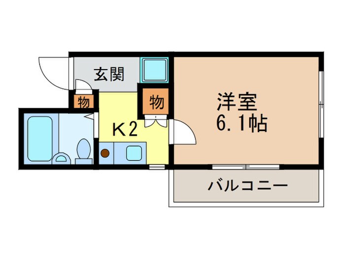 アメニティ植野の物件間取画像