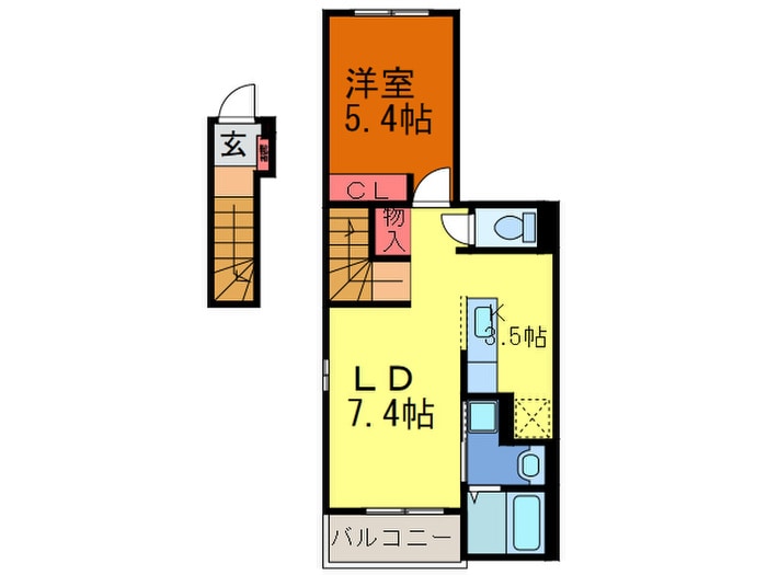 グラウクスの物件間取画像