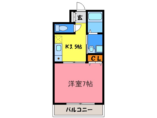 セレスト川西の物件間取画像