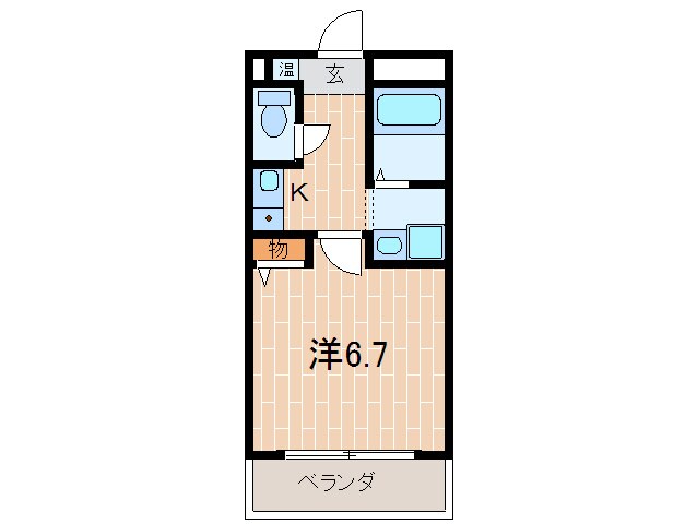 フォルテ汐町の物件間取画像