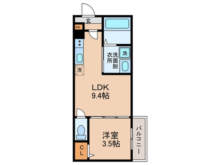 ハダールの物件間取画像