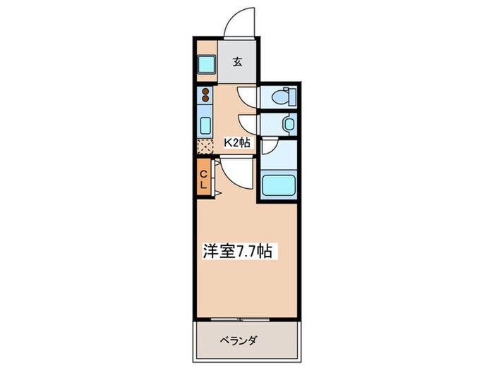 インプルーブ四天王寺の物件間取画像