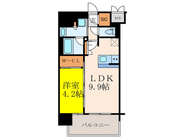 リヴィエール江坂江の木公園の物件間取画像