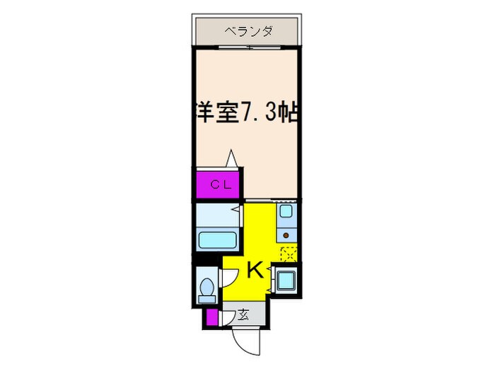 ﾊｲﾏｰﾄさつきの物件間取画像