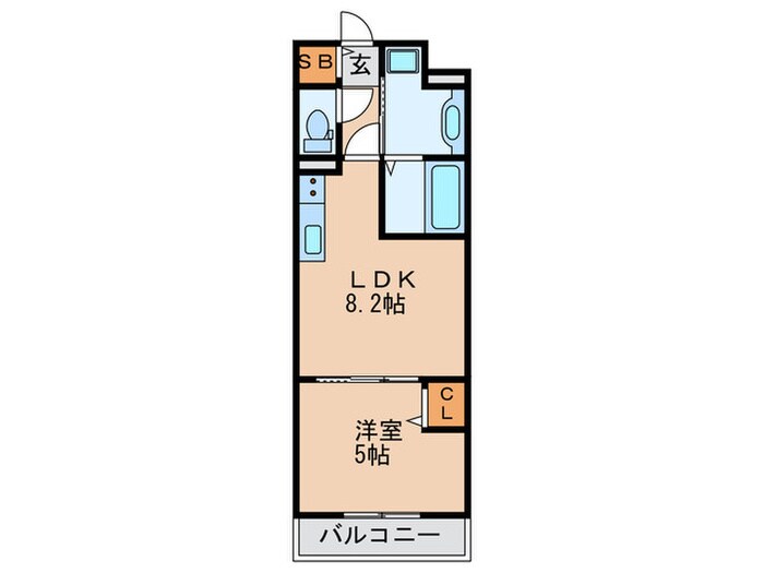 ザ　カームの物件間取画像