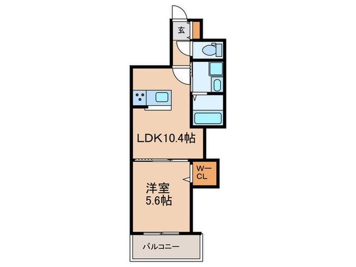 HEBEL BLUME新神戸の物件間取画像