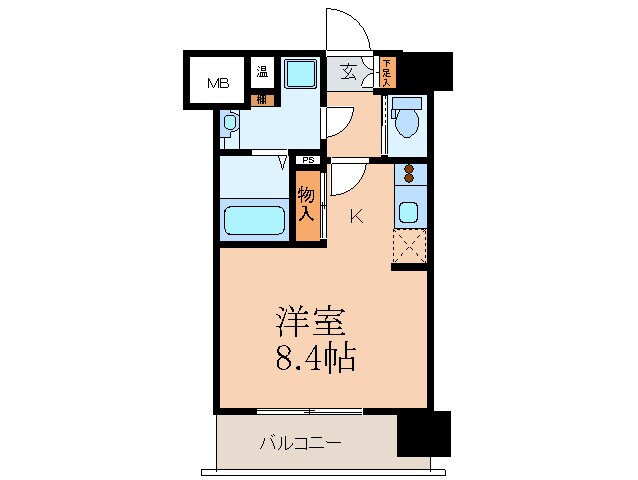 ドゥーエ江坂Ⅲの物件間取画像