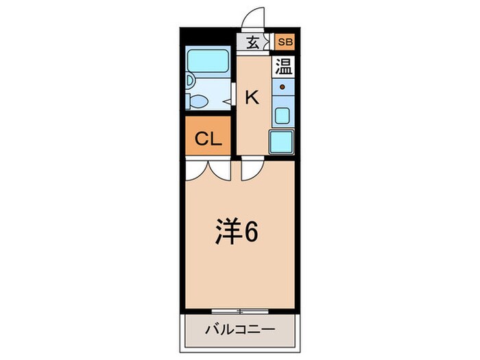 イーストドミトリーⅠの物件間取画像