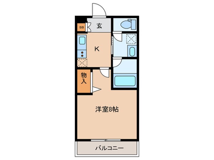 ヴェールシャルマン塚口の物件間取画像