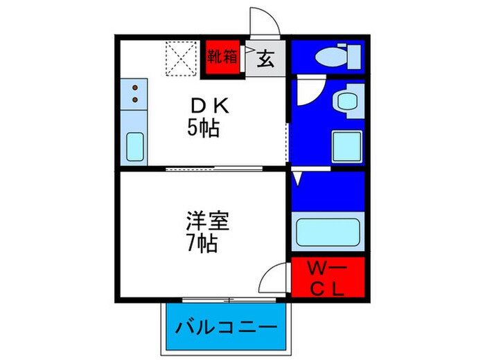 アムールラフォーレの物件間取画像