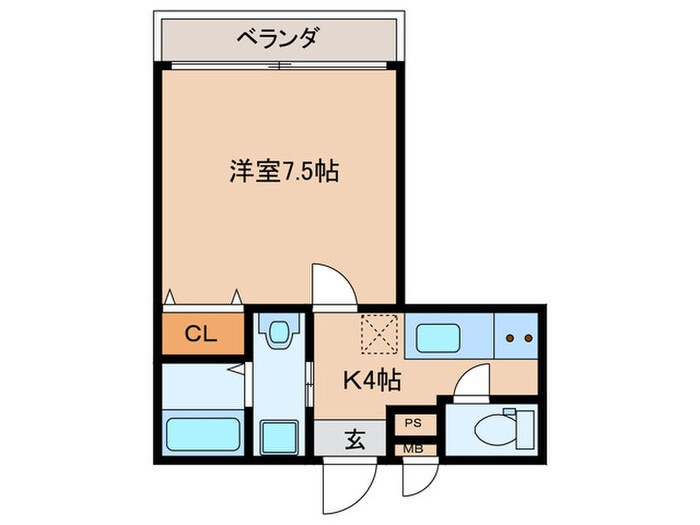 フジパレス加賀屋Ⅲ番館の物件間取画像