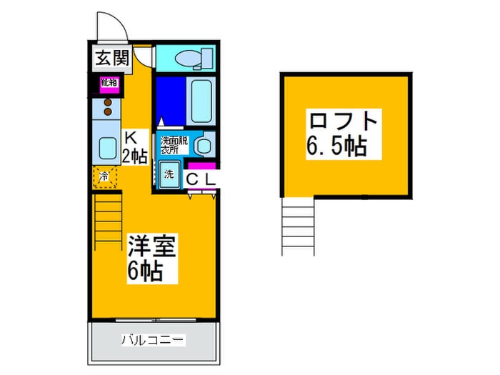 アルフォ－ト初芝の物件間取画像