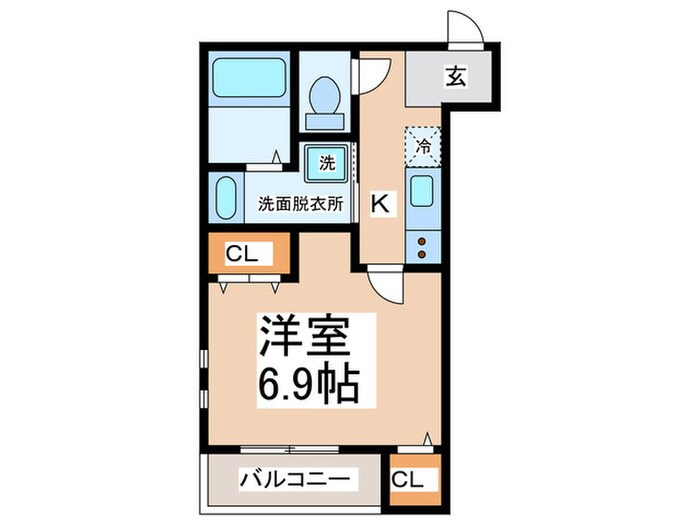 フジパレス諏訪ノ森駅東の物件間取画像