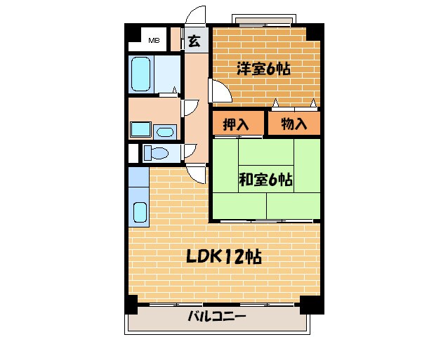 豊都ビルの物件間取画像