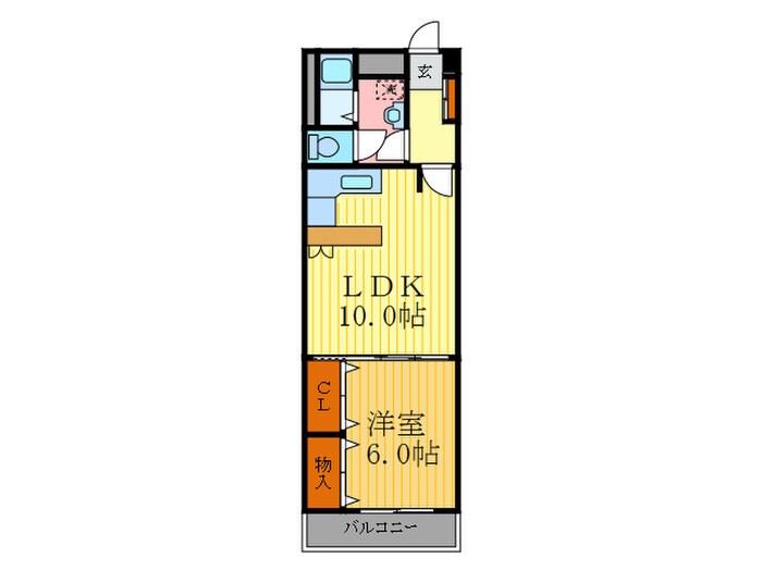 ロイヤルハイツ山中の物件間取画像
