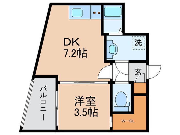 ﾌｧｽﾃｰﾄ京都東寺ｸﾞﾗﾝ（702）の物件間取画像