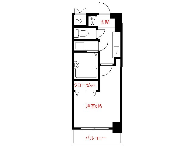 ﾗｲｵﾝｽﾞﾏﾝｼｮﾝ京都河原町第3(302)の物件間取画像