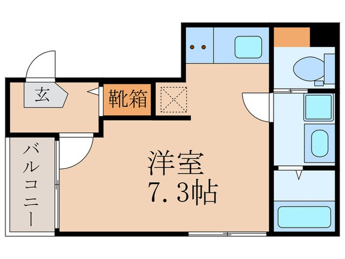 ハーモニーテラス深草平田町の物件間取画像