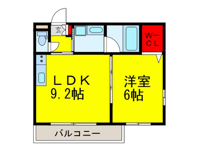 ラ・メゾン香ヶ丘の物件間取画像