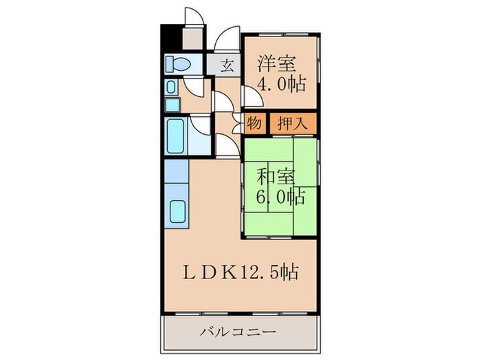 ロイヤルオークの物件間取画像