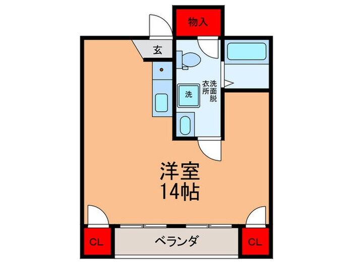 メゾンHana針中野の物件間取画像