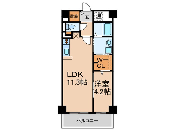 メゾンドール天下茶屋Ⅰの物件間取画像