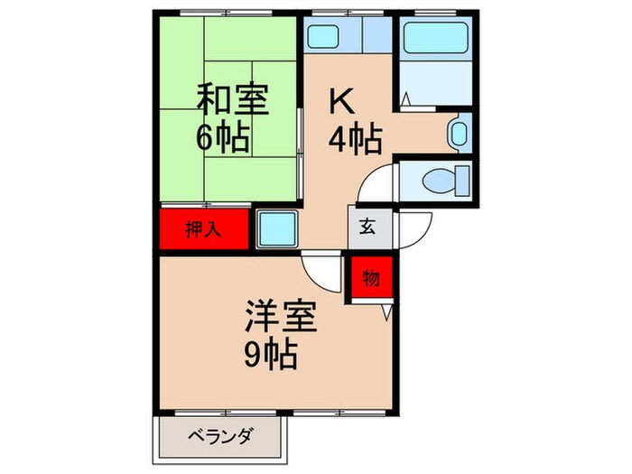 シティ－ハイム　ロ－レルの物件間取画像