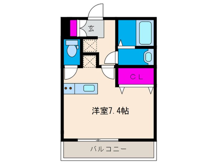 リアコート石橋の物件間取画像