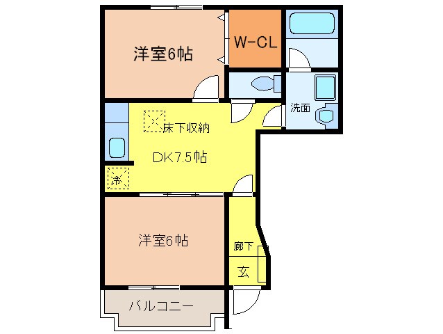 サントゥ－ルの物件間取画像