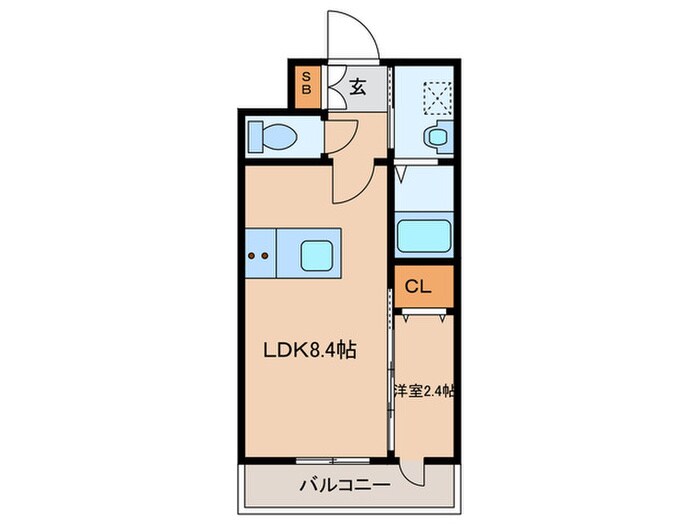 MJC京都西大路Ⅰ（304）の物件間取画像