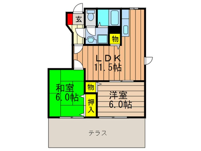 ブル－ジュの物件間取画像