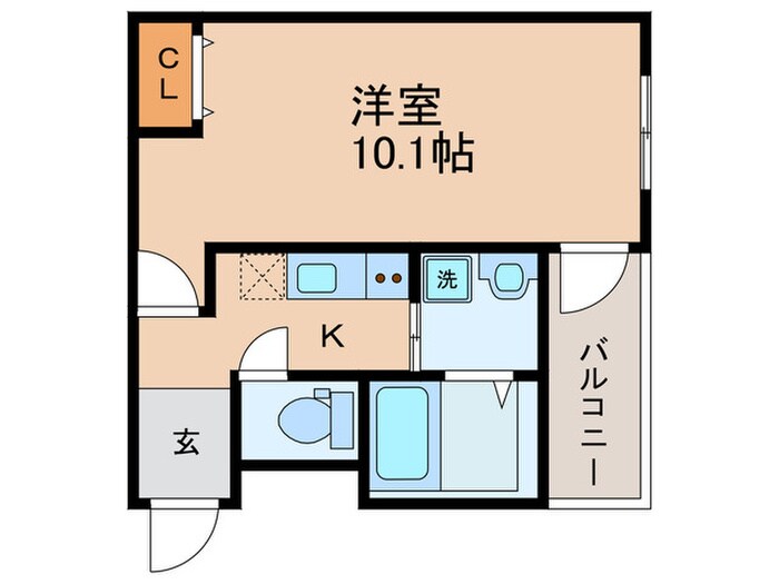 フジパレス西今川ウエストの物件間取画像