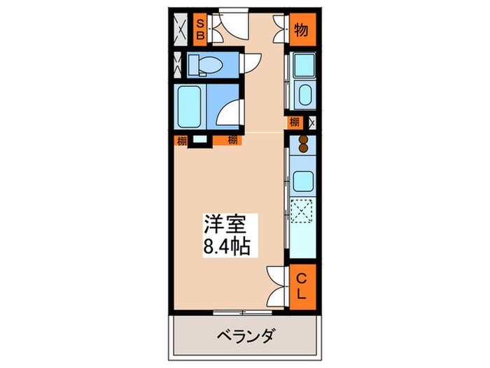 アーバンフラッツ瓦町の物件間取画像