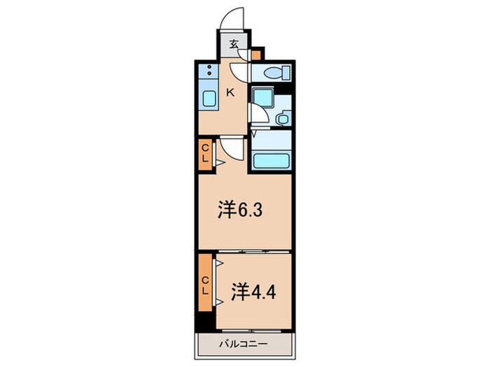 ラパン　すみよしの物件間取画像