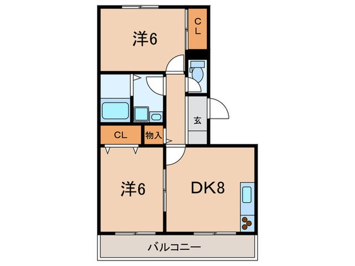 アーバンＹＨ　Ａ棟の物件間取画像