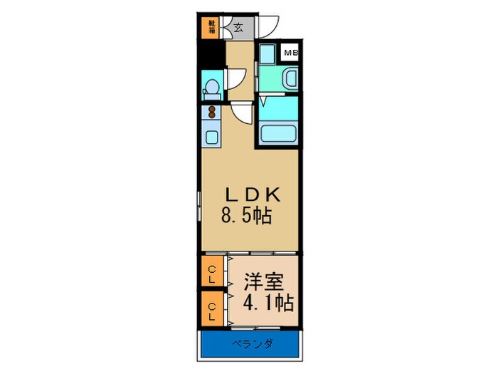 福島プライマリ－ワンの物件間取画像